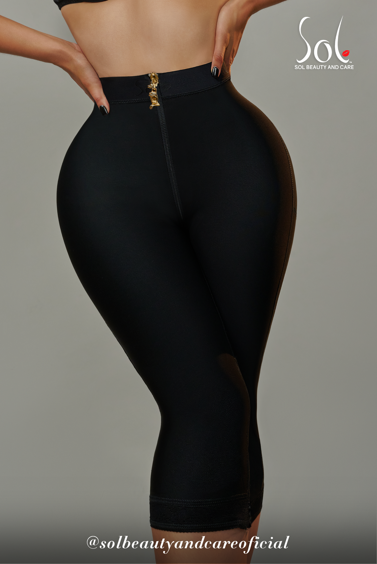 Short Sirena Invisible a la Rodilla con Cierre