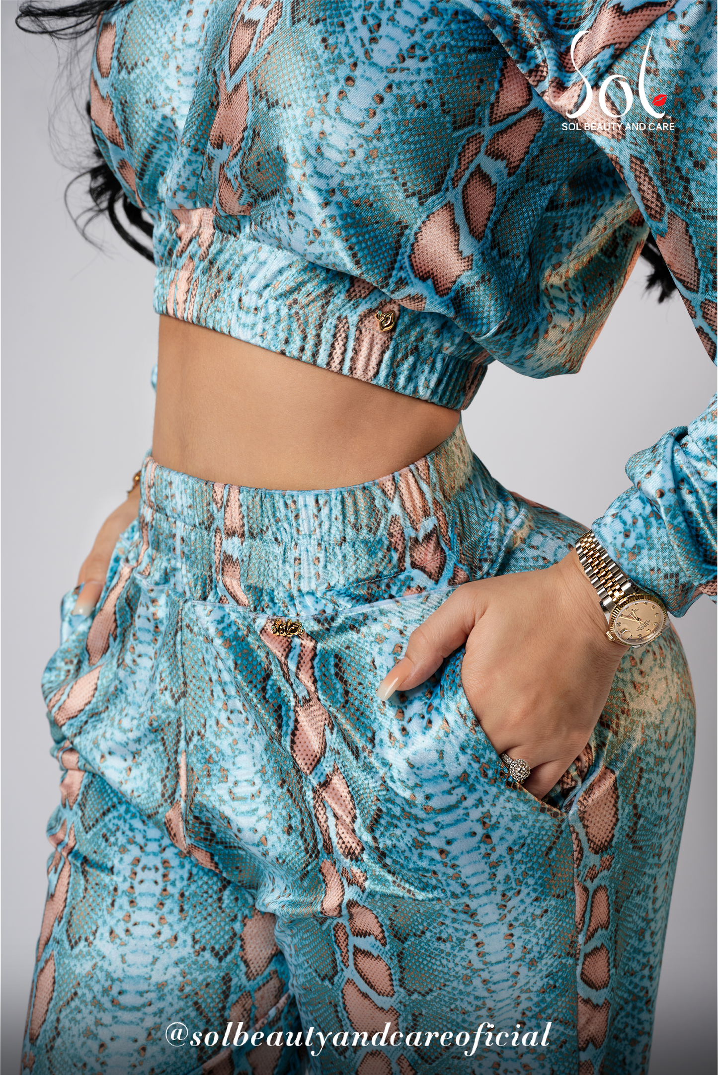 Set de Jogger Snoly (Snake Blue)