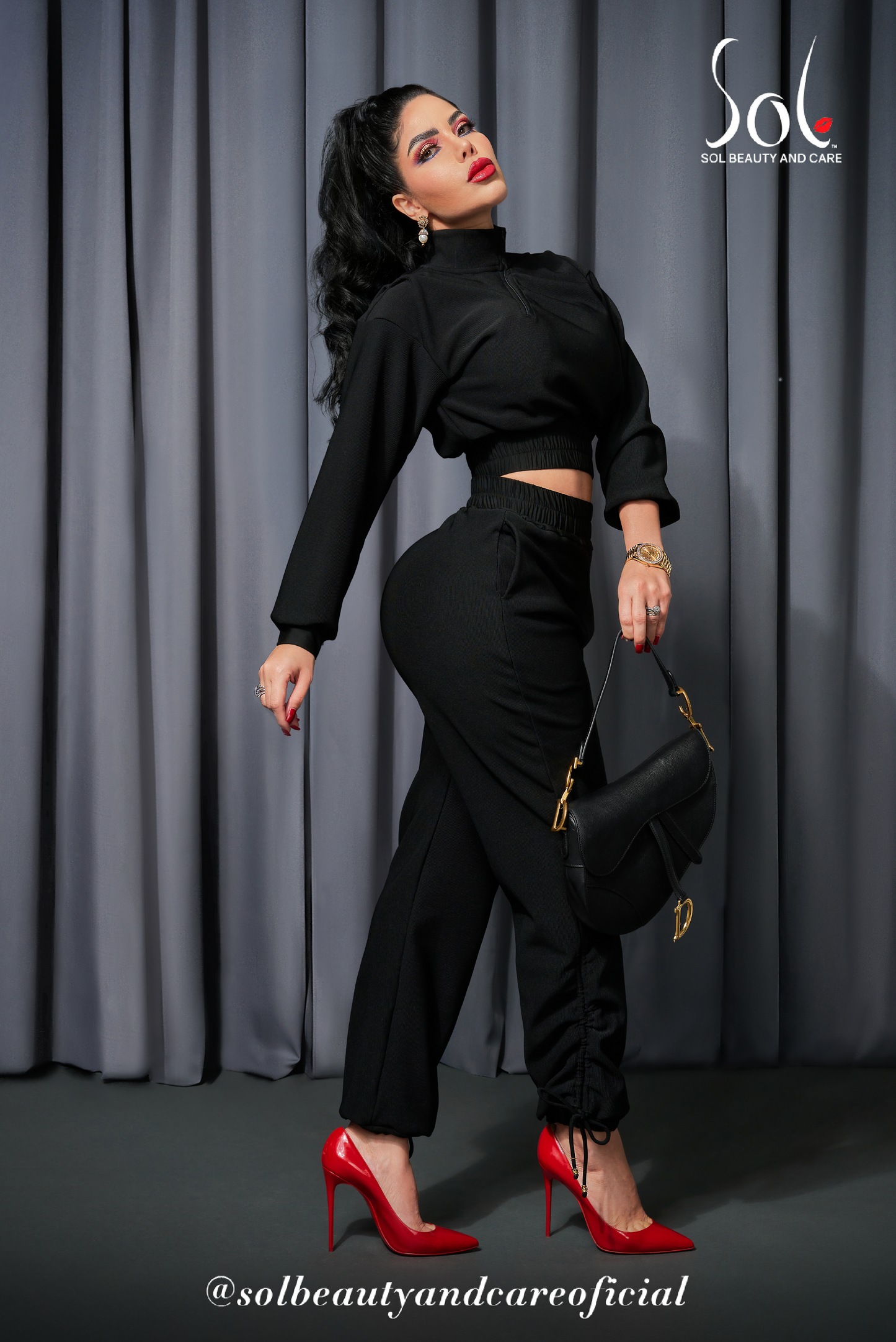 Set de Jogger Gótico - Negro