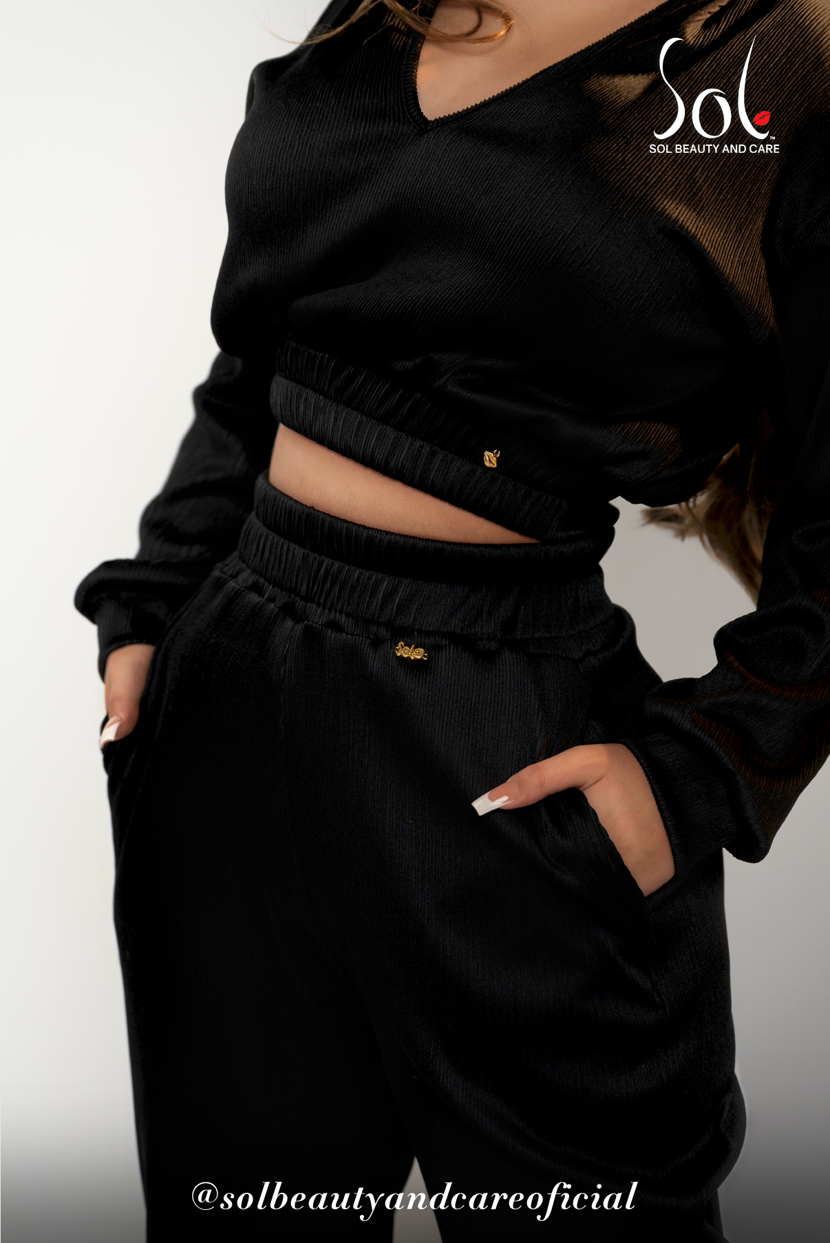 Set de Jogger Snoly - Negro