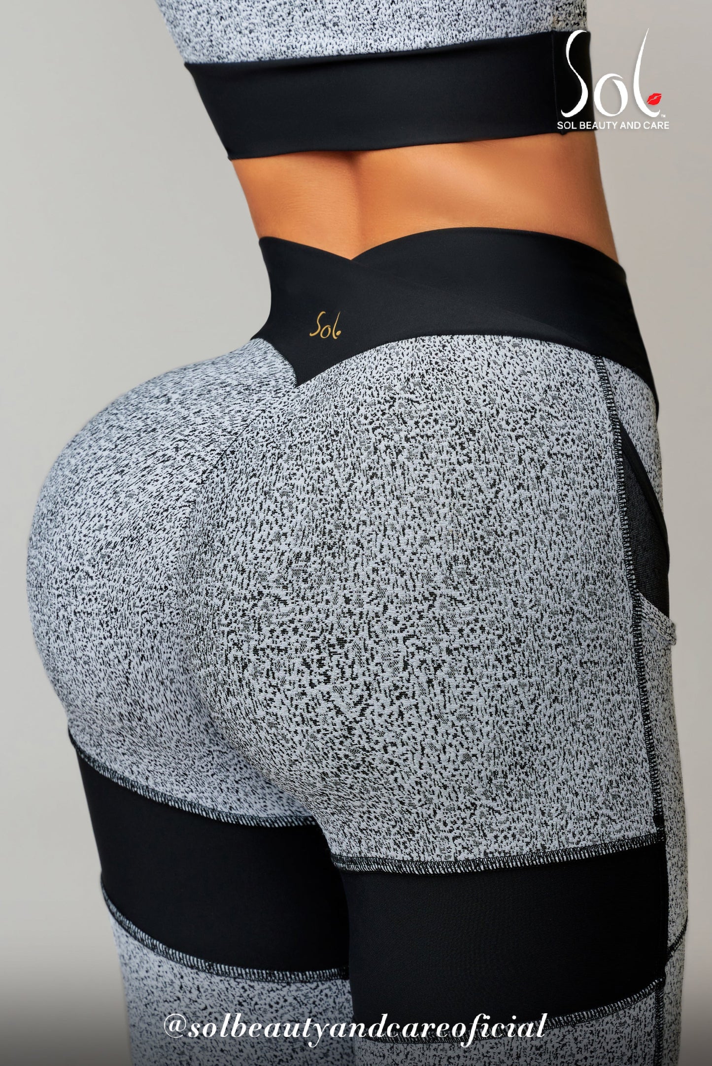 Set Anticelulítico Energy (Minimalistic) - Blanco/Negro