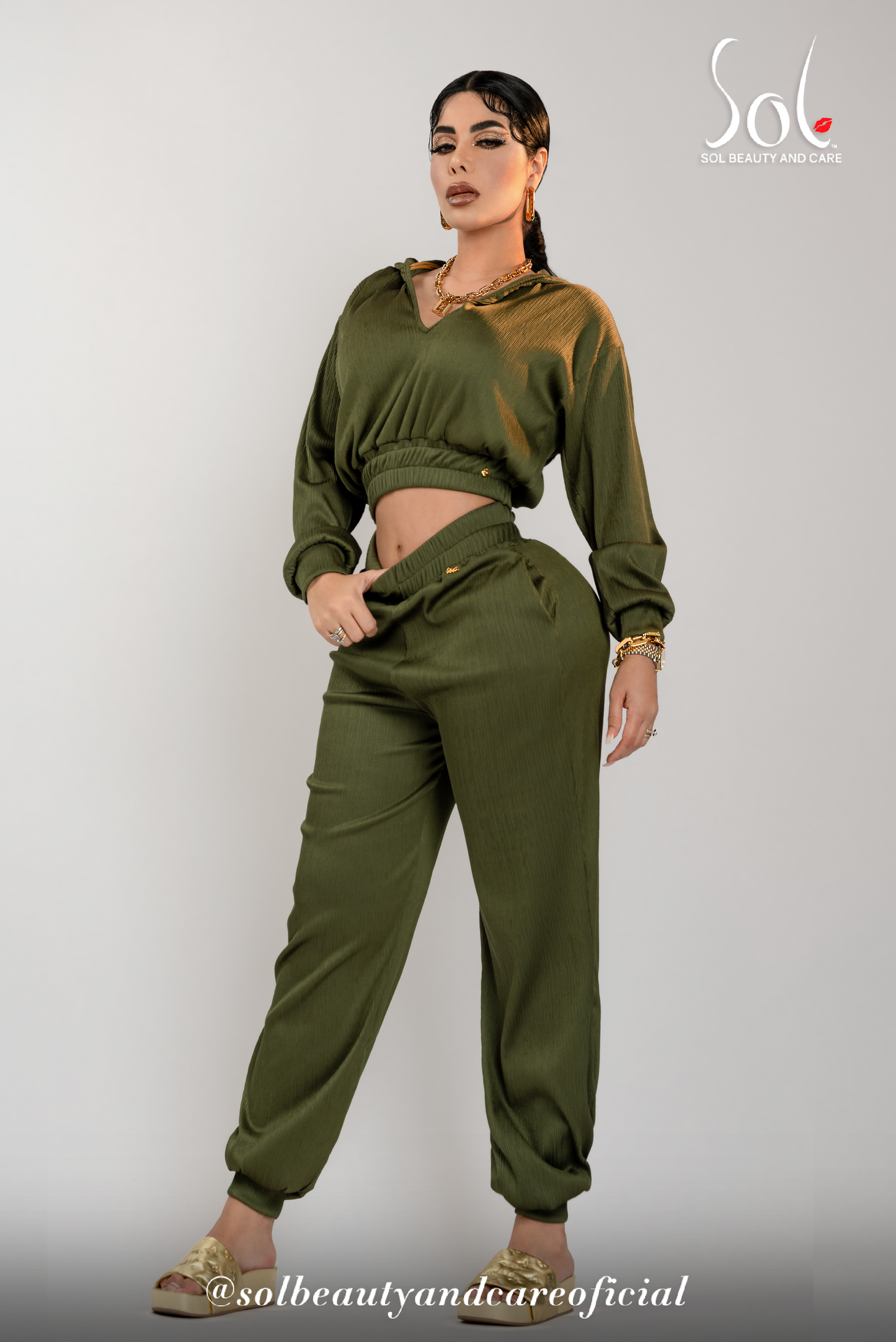 Set de Jogger Snoly - Olivo