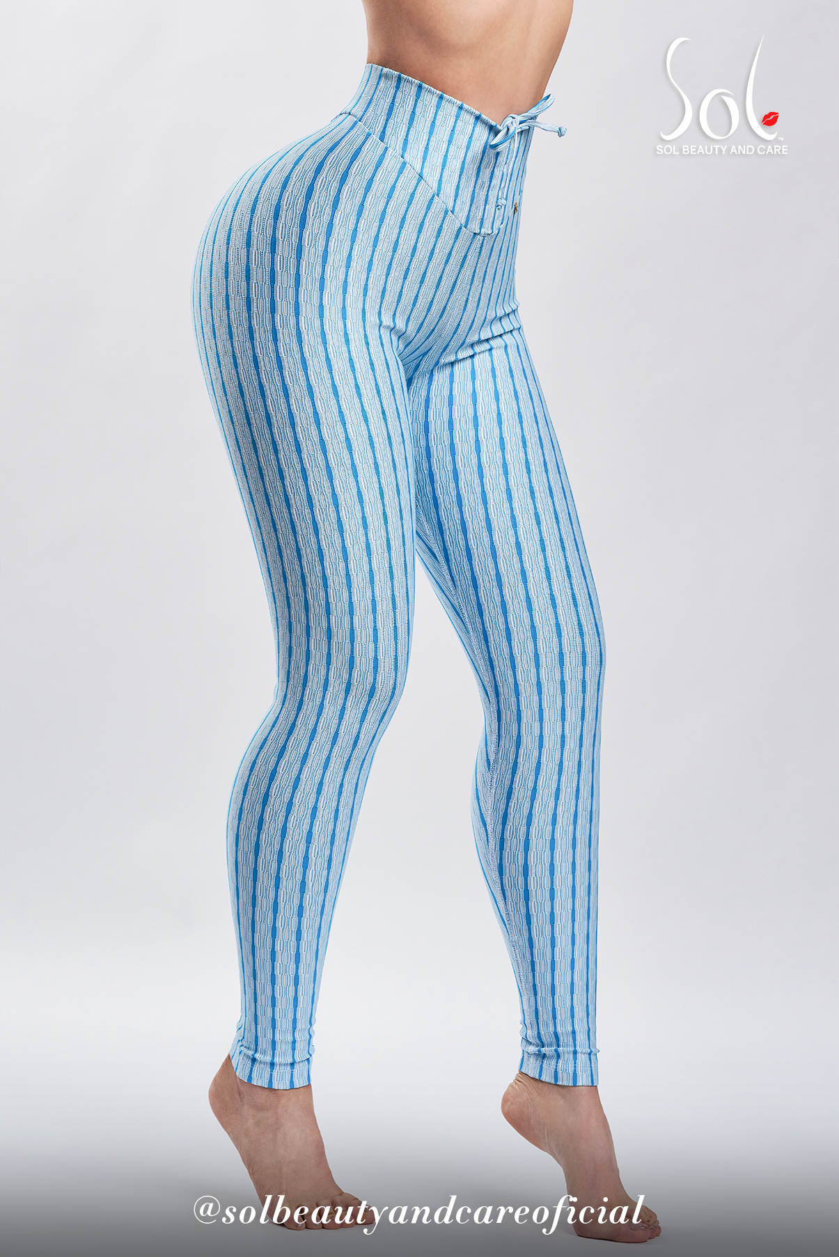 Faja Leggings Anticelulítico Venecia Azul Claro