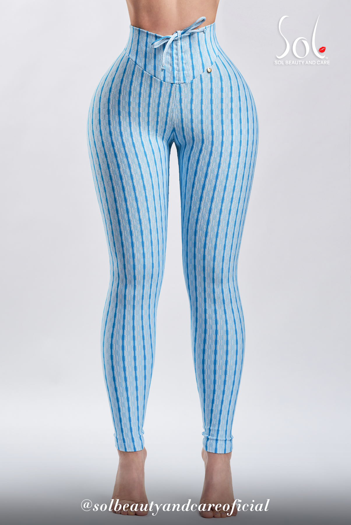 Faja Leggings Anticelulítico Venecia Azul Claro