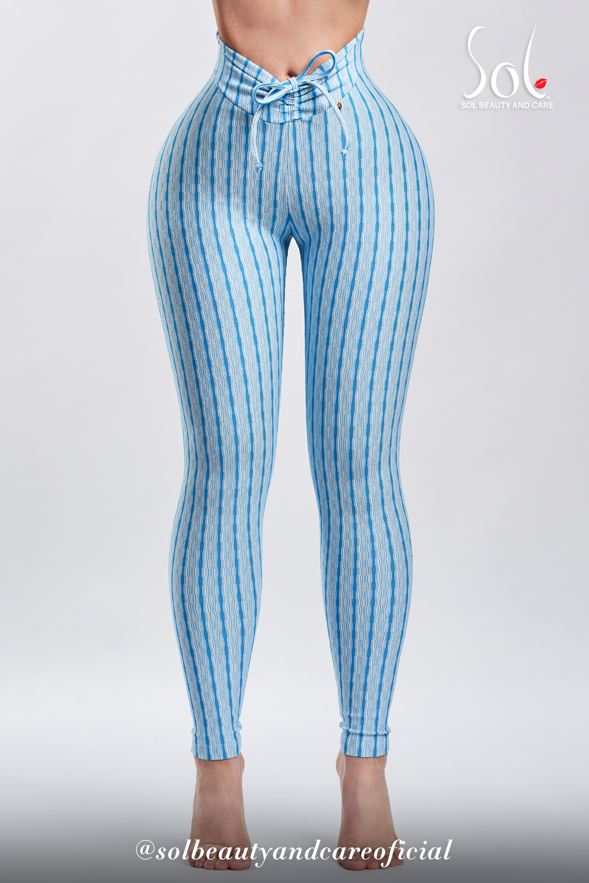 Faja Leggings Anticelulítico Venecia Azul Claro