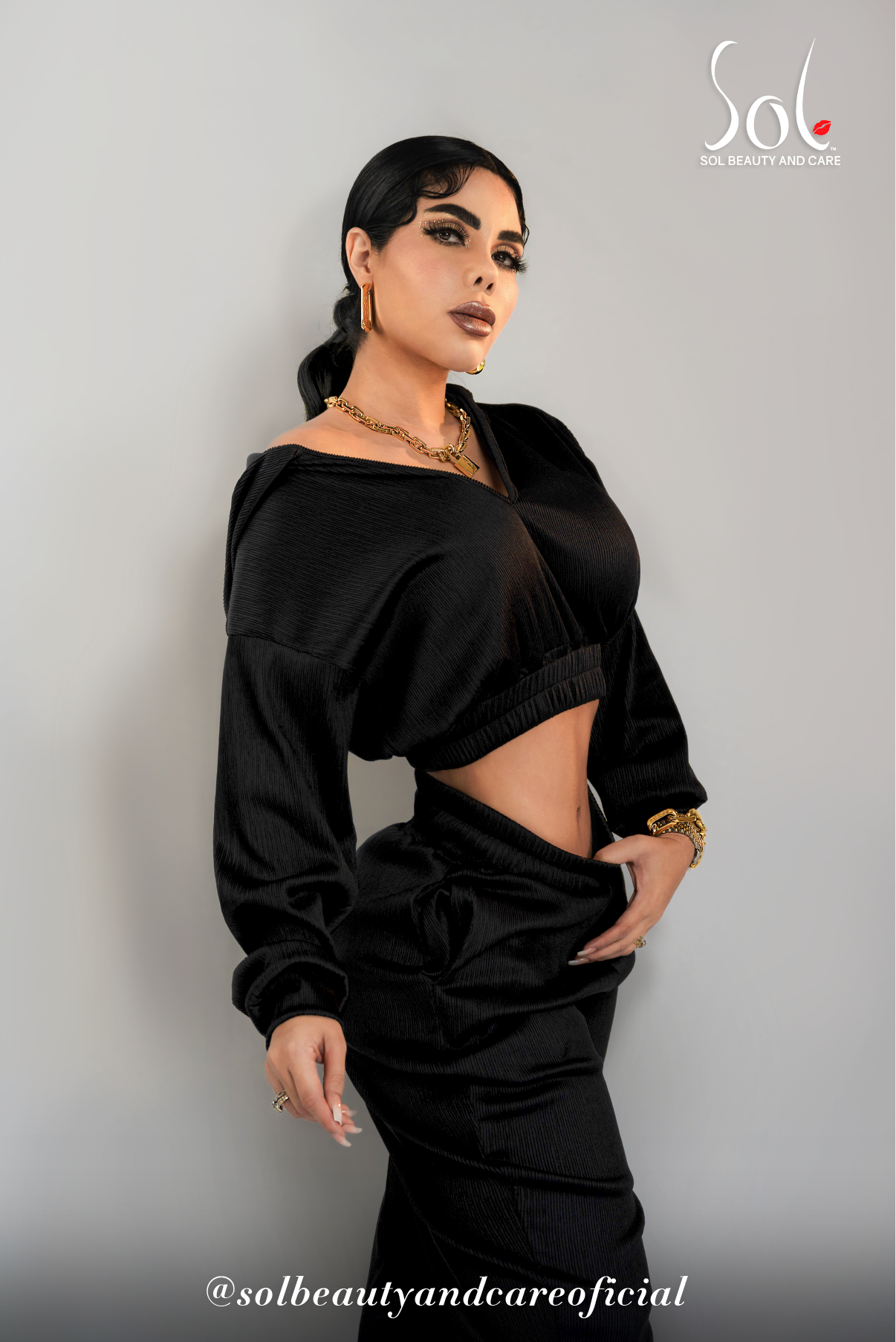 Set de Jogger Snoly - Negro