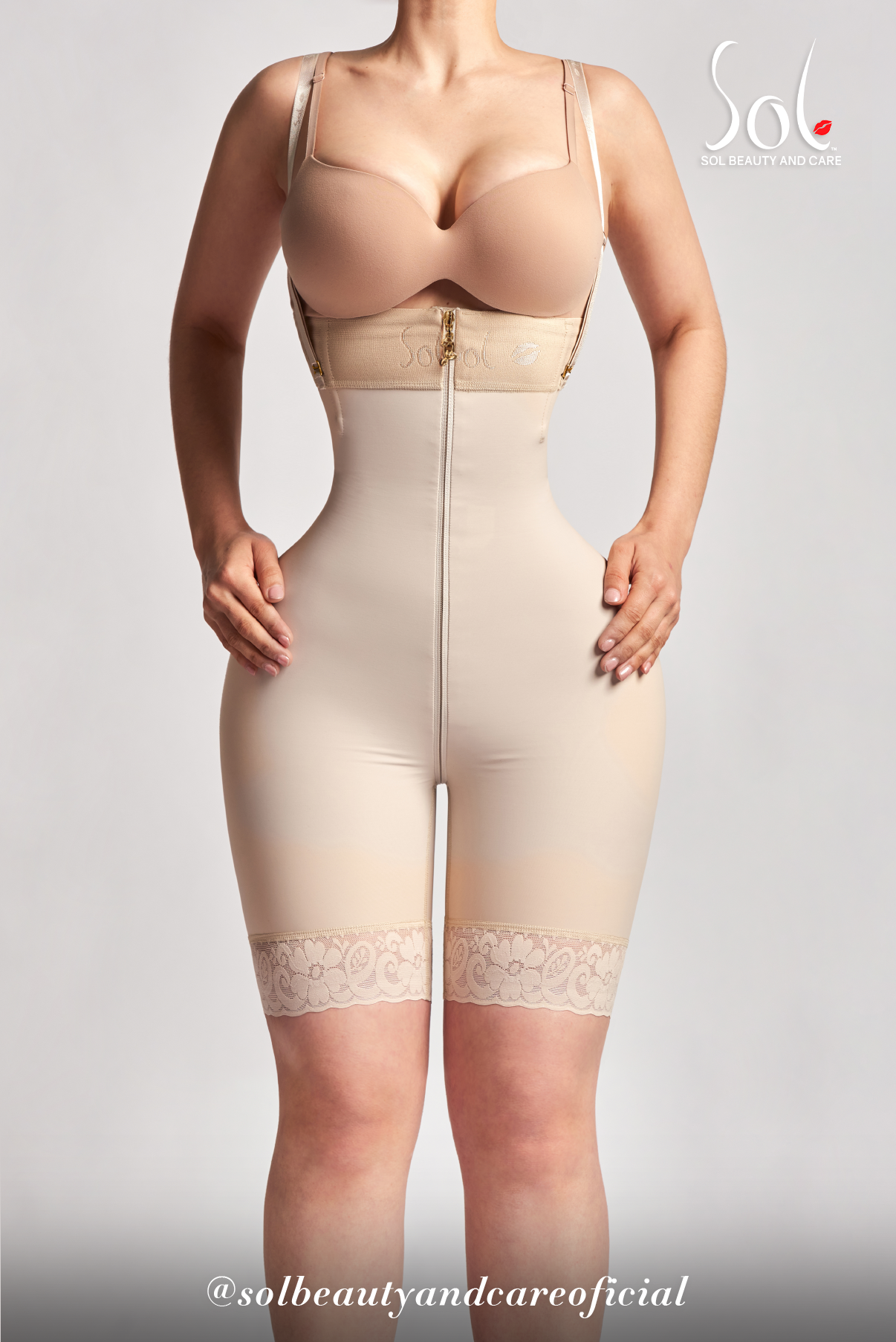 Faja Sirena Invisible Costillera con Cierre