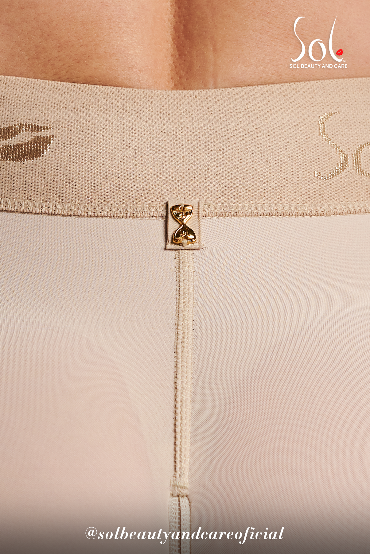 Short Talle Alto Sirena Invisible con Cierre