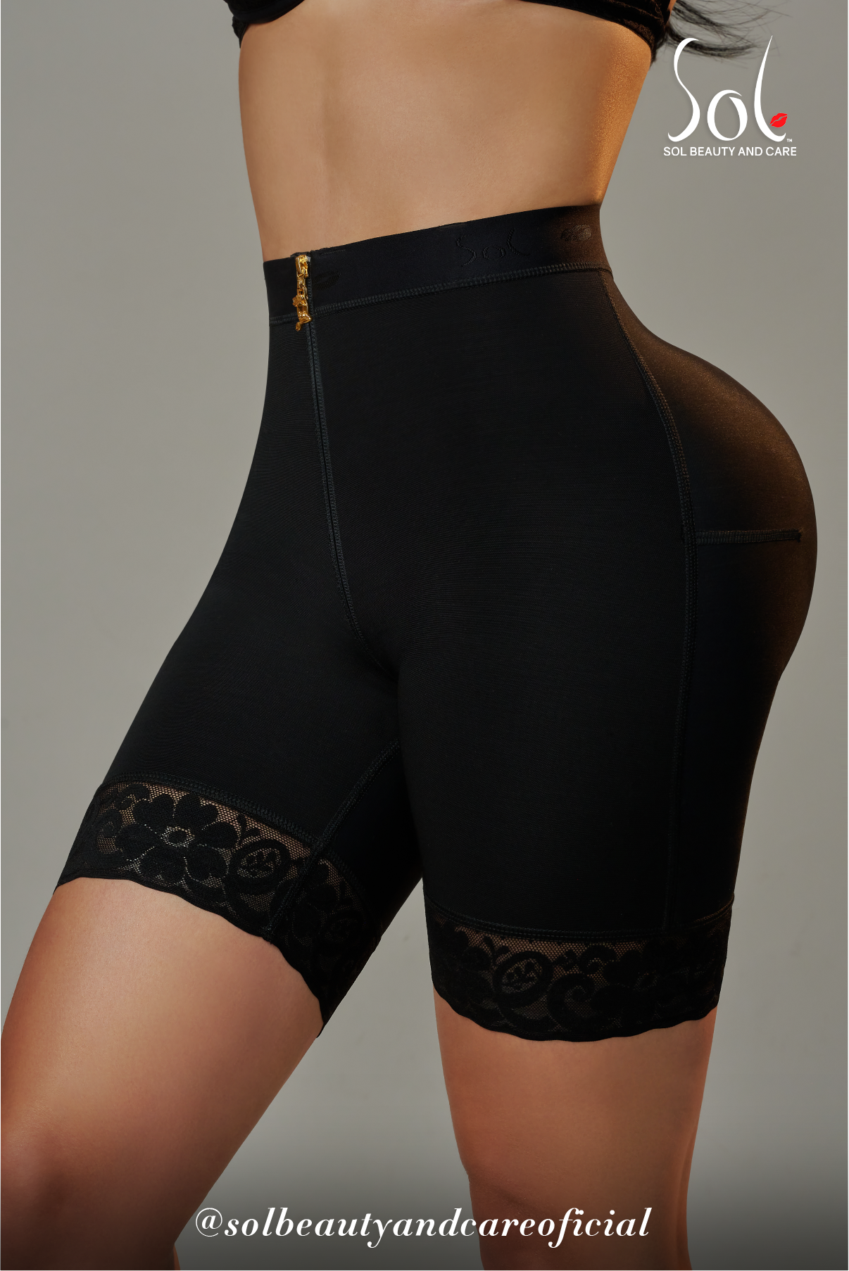 Short Sirena Invisible con Cierre