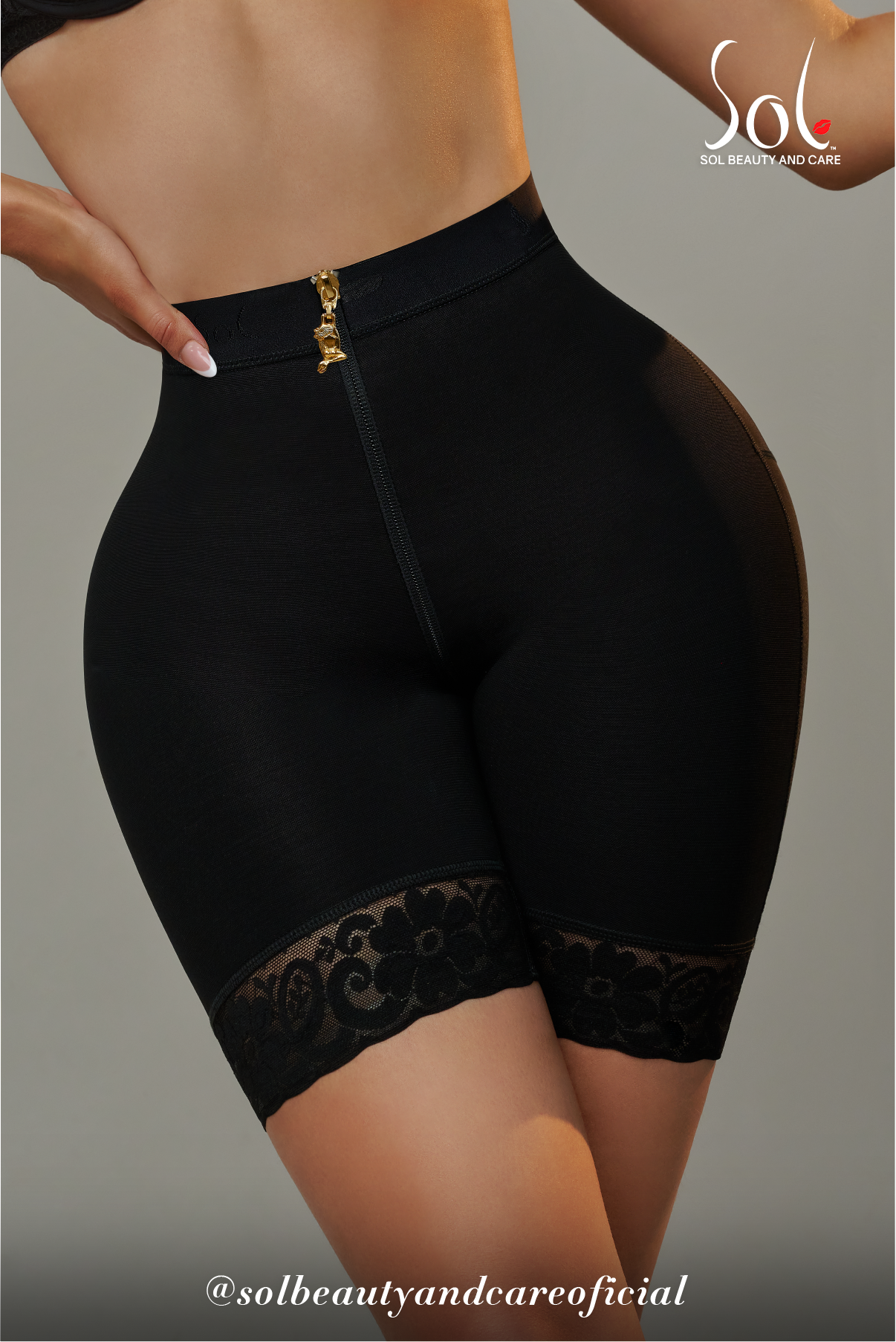 Short Sirena Invisible con Cierre