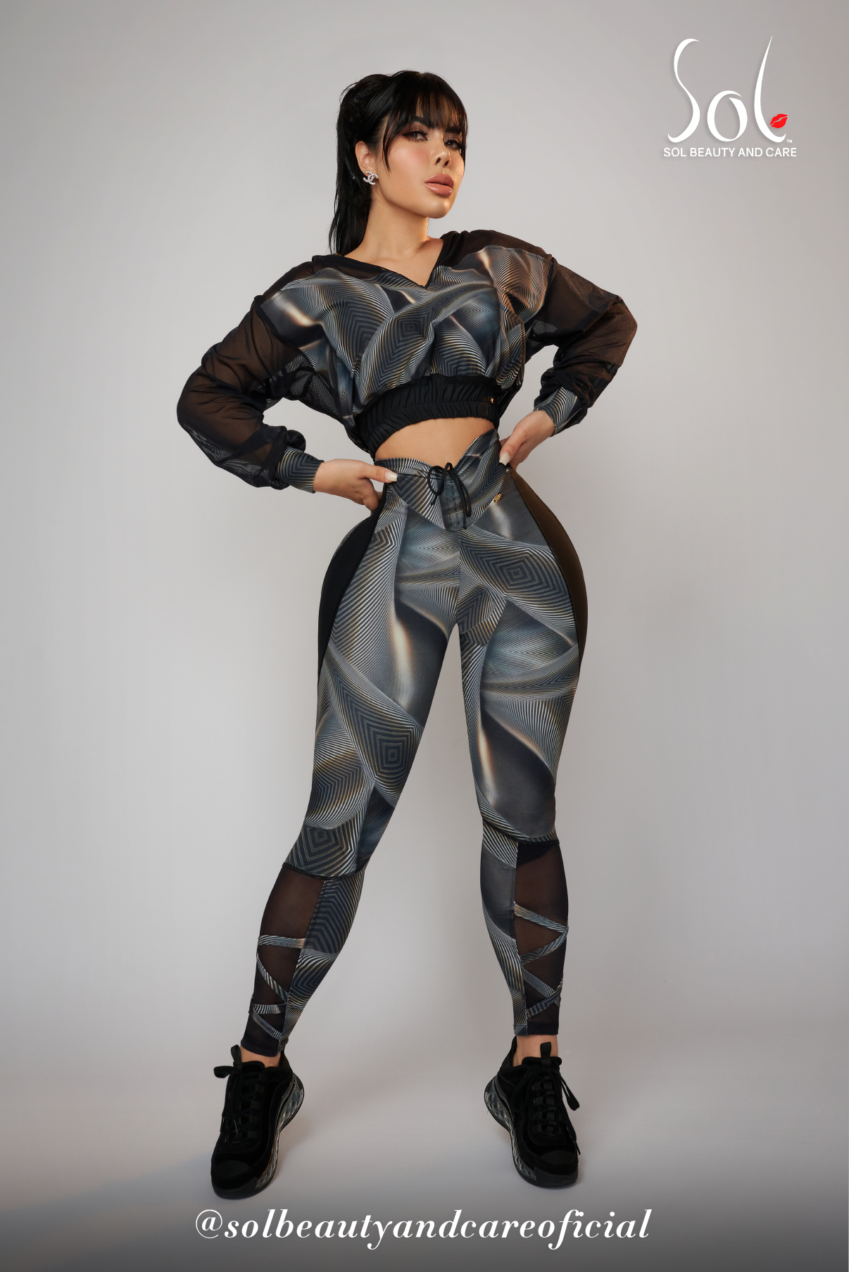 Set Anticelulítico Elite (Dimensión) - Negro/Gris
