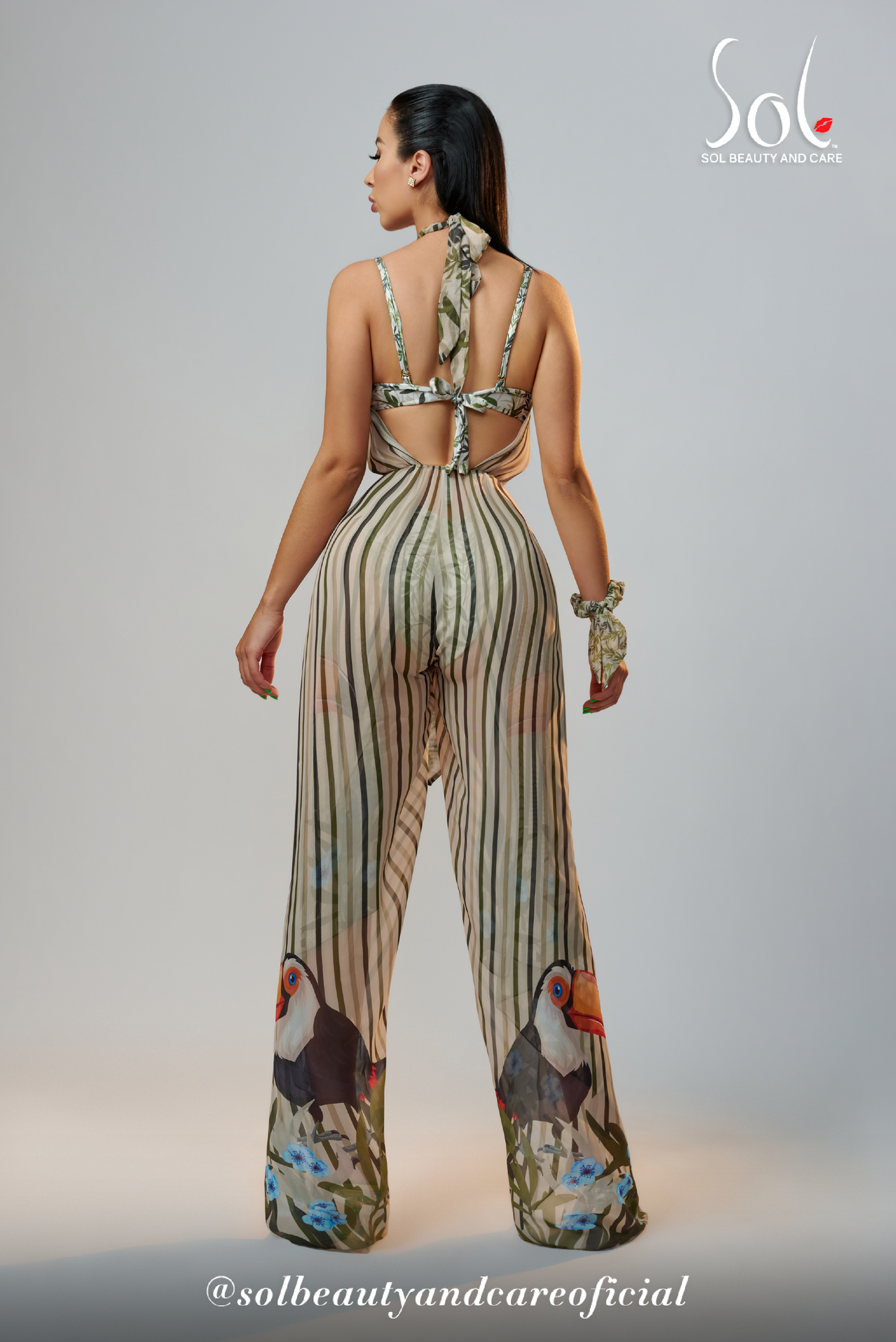 Bikini Set Pantalon Tropical Leaf