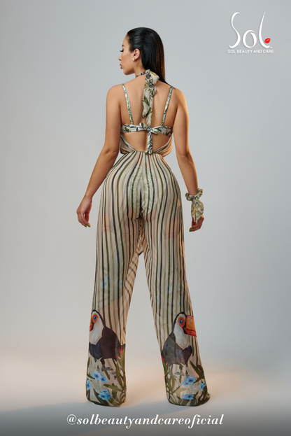 Bikini Set Pantalon Tropical Leaf