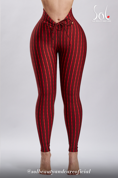 Faja Leggings Anticelulítico Turín Rojo
