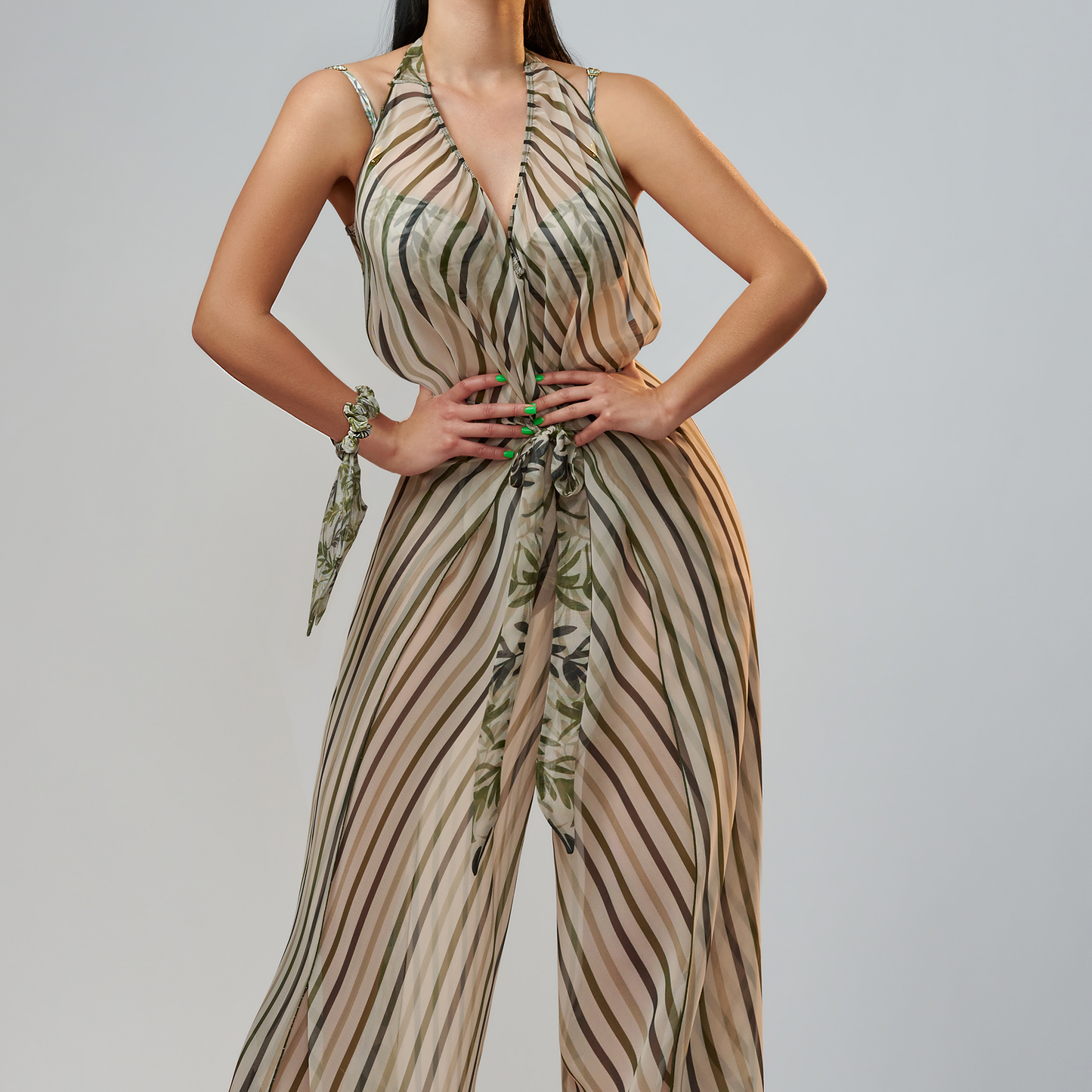 Bikini Set Pantalon Tropical Leaf